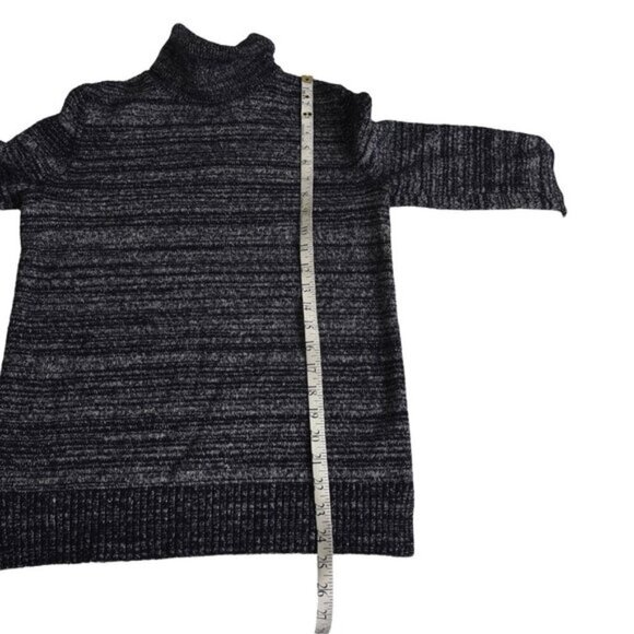 J. Crew Turtleneck Sweater Space Dyed Blue Black Size Small - Picture 10 of 10